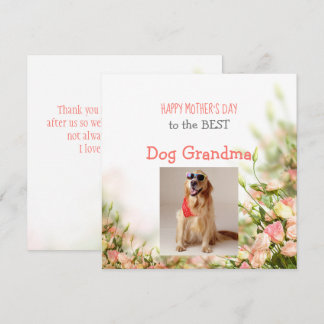 Moederdag van Dog naar Dog Grandma Kaart