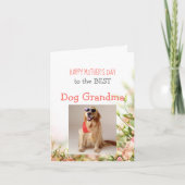 Moederdag van Dog naar Dog Grandma Kaart (Voorkant)