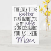 Moederdag van echtgenoot, het enige dat beter is kaart (Gele Bloem)