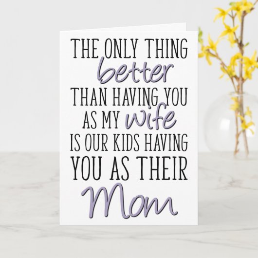 Moederdag van echtgenoot, het enige dat beter is kaart (Gele Bloem)