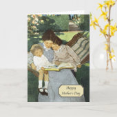  Moederdag van Jessie Willcox Smith Kaart (Gele Bloem)