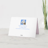 Moederdag van katten, vis en botervliegen feestdagen kaart (Achterkant)