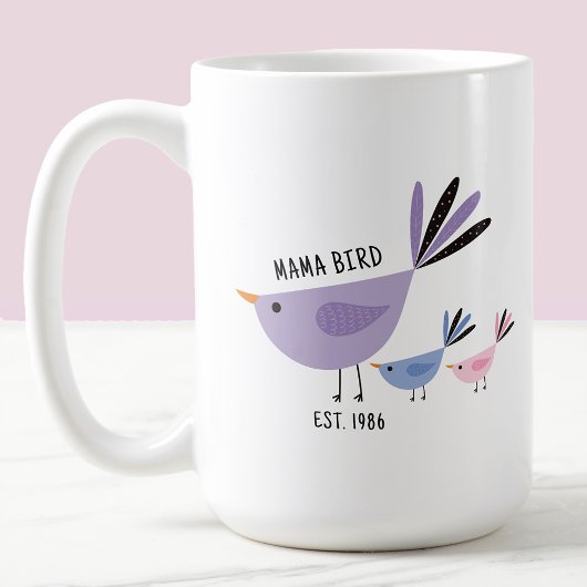 Moederdag van Mama Bird & Chicks Koffiemok