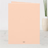 Moederdag van moeder en kind met een schattige kaw kaart (Achterkant)