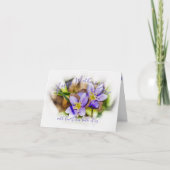 Moederdag van Ons Beiden - Hepatica Bosanemoon Kaart (Voorkant)