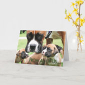 Moederdag - van wij allemaal het "puppy" van de kaart (Gele Bloem)