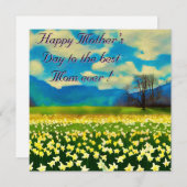 Moederdag - Veld narcissen - schilderij (Voorkant / Achterkant)