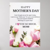 MOEDERDAG (VER WEG) GROETJES ONLINE + POSTER (Voorkant)