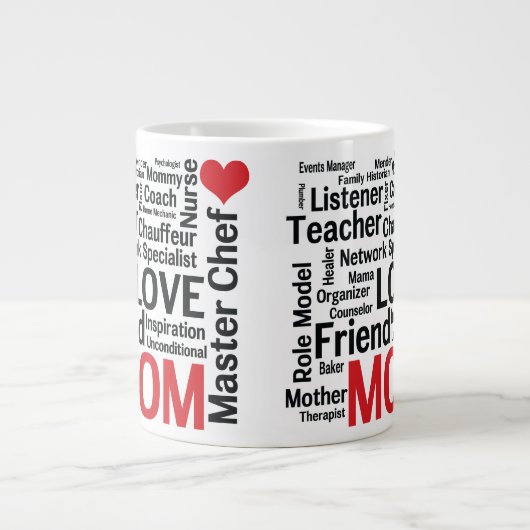 Moederdag Verbazingwekkende multi-getalenteerde Su Grote Koffiekop (Voorkant)