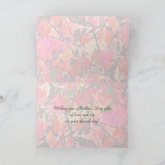 Moederdag verbrand Struik Kaart (Binnen)