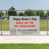 Moederdag Verkoop grijze rechthoek 4' x 2,5' banne Spandoek (Insitu)