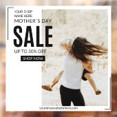 Moederdag-verkooppercentage aanpassen (groot) raamsticker (Vel 2)