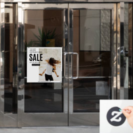 Moederdag-verkooppercentage aanpassen (groot) raamsticker