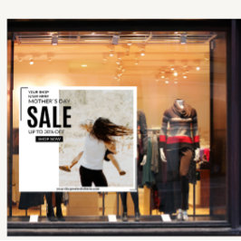 Moederdag-verkooppercentage aanpassen (groot) raamsticker