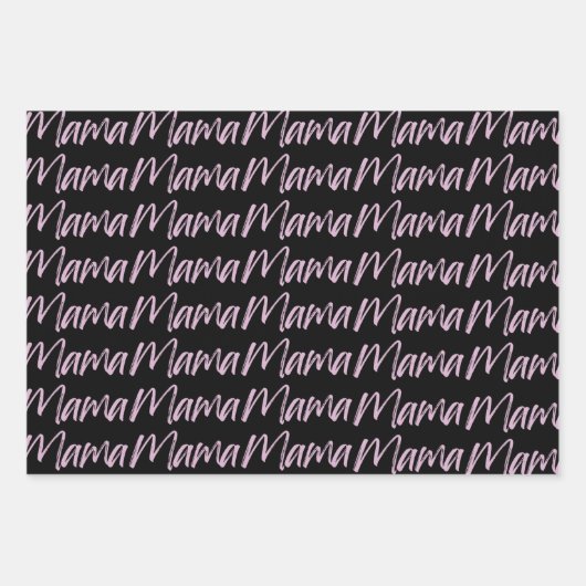 Moederdag Verpakkingspapier (mama) Inpakpapier Vel (Voorkant 3)