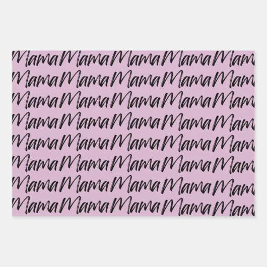 Moederdag Verpakkingspapier (mama) Inpakpapier Vel (Voorkant 2)