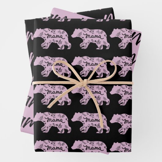 Moederdag Verpakkingspapier (mama) Inpakpapier Vel (In situ)