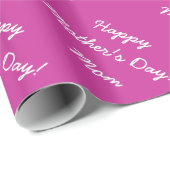 moederdag- verpakkingspapier voor moeder | Roze Cadeaupapier (Rol Hoek)