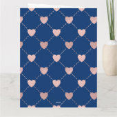 Moederdag viering kader sentimentele boodschap kaart (Achterkant)