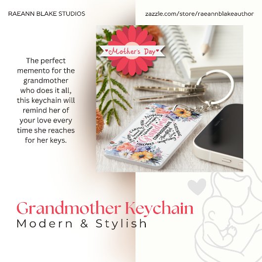 Moederdag Viering Sleutelhanger