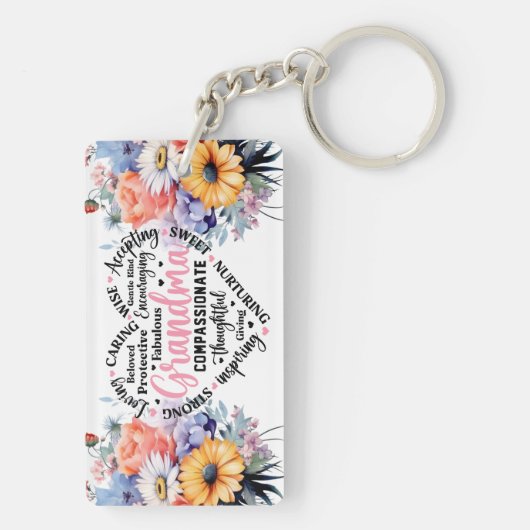 Moederdag Viering Sleutelhanger (achterkant)