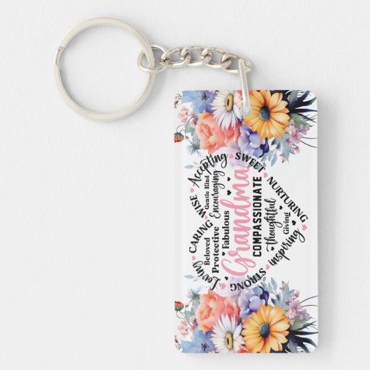 Moederdag Viering Sleutelhanger (Voorkant)