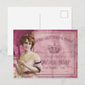 Moederdag Vintage Adverteren Glycerine Zeep Briefkaart (Voorkant / Achterkant)