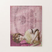 Moederdag Vintage Adverteren Glycerine Zeep Legpuzzel (Verticaal)