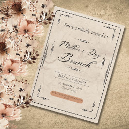 Moederdag Vintage, Moeder vieren, Een Bijzondere D Kaart