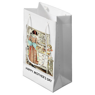 Moederdag Vintage/Retro Klein Cadeauzakje