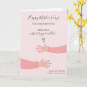 Moederdag virtuele knuffels schattige 15 foto's co kaart (Gele Bloem)