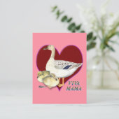 Moederdag: Viva Mama! Briefkaart (Staand voorkant)