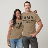 Moederdag vliegt als moeder t-shirt (Unisex)