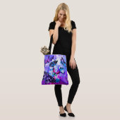 Moederdag Vlinders Boodschappentas Tote Bag (Op model)