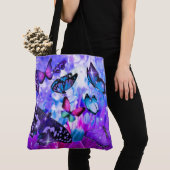 Moederdag Vlinders Boodschappentas Tote Bag (Dichtbij)