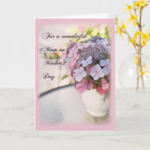 Moederdag Vloer op tabel Kaart (Gele Bloem)