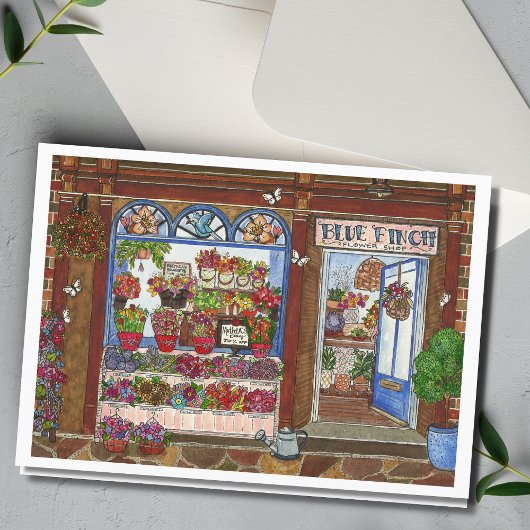 Moederdag Vloerwinkel - Waterverf Kaart