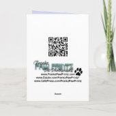 Moederdag VOEG JE FOTO'S TOE Daisy Chain Pink Kaart (Achterkant)