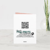 Moederdag - VOEG UW FOTO TOE - Spring Flowers Kaart (Achterkant)