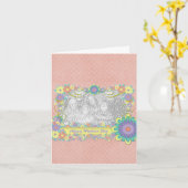 Moederdag - VOEG UW FOTO TOE - Spring Flowers Kaart (Gele Bloem)