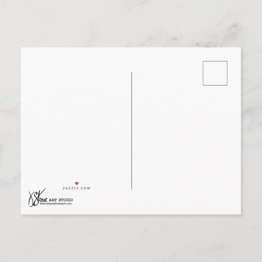 Moederdag Vogels Uitnodiging Briefkaart (Achterkant)