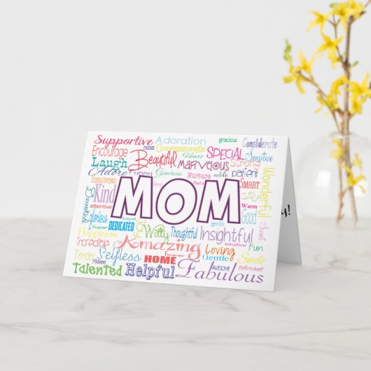 MOEDERDAG VOOR ALLE VROUWEN KAART (Gele Bloem)