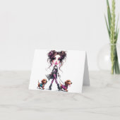 Moederdag voor Dachshund Moeder Kaart (Voorkant)