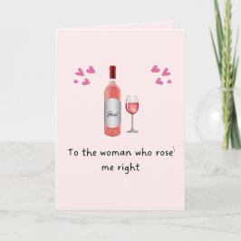 Moederdag voor de vrouw die me heeft grootgebracht kaart