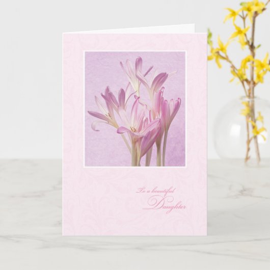 Moederdag voor Dochter Kaart (Gele Bloem)