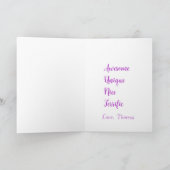 Moederdag voor een Tante Word Fun Kaart (Binnen)