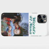 Moederdag voor fotogroene tekst van Nana iPhone Hoesje (Achterkant horizontaal)