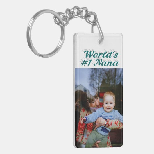 Moederdag voor fotogroene tekst van Nana Sleutelhanger (Voorkant Links)