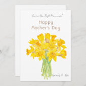 moederdag voor gele maffia kaart (Voorkant / Achterkant)