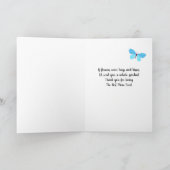 Moederdag Voor Godmother met Bloemengrens Kaart (Binnen)